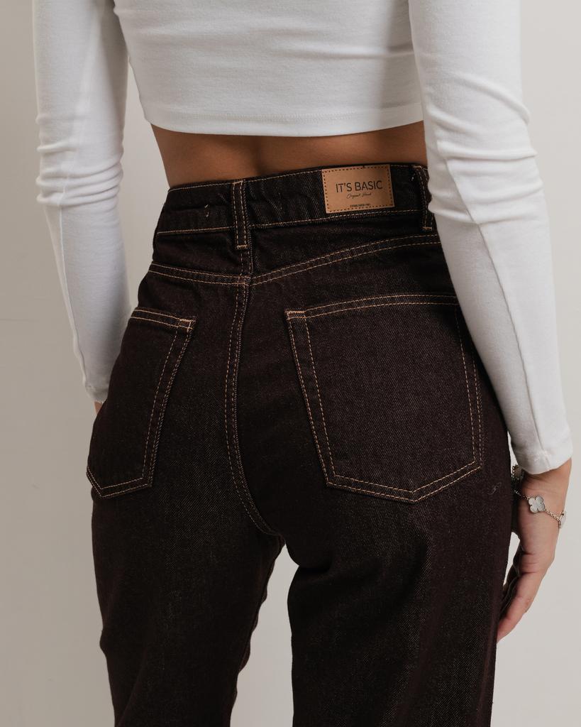 Women's Jeans It's Basic 4226 34 Brown