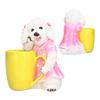 Animal Vase Decoration Resin Hand Painted Simulation Dog Flowerpot Ornament for Garden