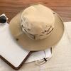 Big Brim Puppy Bucket Hat Y2K Sunscreen Fisherman Hat Retro Western Cowboy Hat  Camping