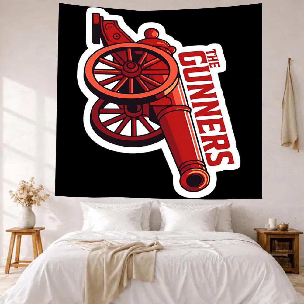 Arsenal Fans Wall Decor Tapestry Art For Pet Memorial Birthdaywedding Party Backdrop Family Gift