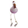 Big-eyed Chicken Creative Statue Craft Handicraft Long Feet Creative Sculptures Waterproof Perfect Gifts for Outdoor Indoor Yard