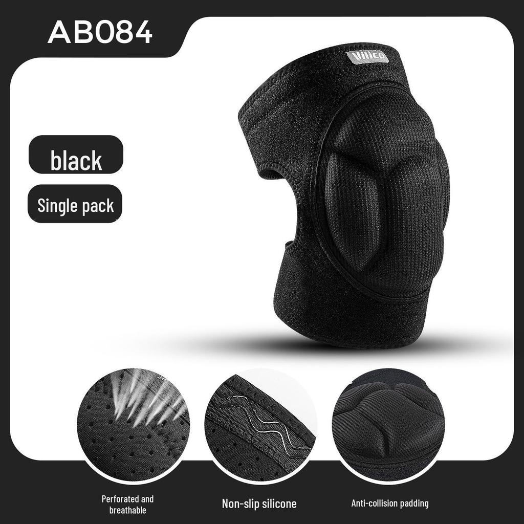 Prodyšné kolenní chrániče na suchý zip proti nárazu: Náraz pohlcující, pohodlné sportovní vybavení