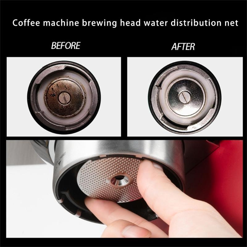 Water Distribution Net Stainless Steel Coffee Machine Filter Basket Coffee Filter Disk Perfect for Coffee Enthusiasts