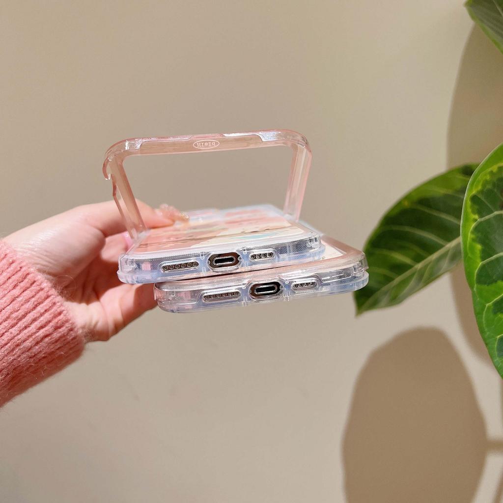 Lovely Stand Holder Cartoon Shockproof Dog Bear Rabbit Duck Animal Family Cute Phone Case For Iphone 11 12 Promax 14 Pro Max 13