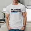 Cotton Printed Men's T-Shirt, Soft & Breathable O-Neck Short Sleeve Tee, Funny Casual Style T-Shirts