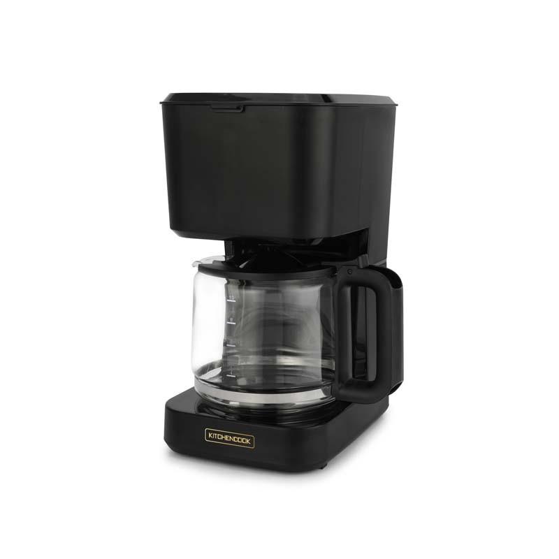 Kitchencook Matt Coffee 1.3L Matte Black Filter Coffee Maker