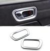 Honda Stepwgn 22-23 Interior Door Handle Frame, Bright Black Door Bowl Ring Decoration.