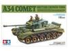 Tamiya Scale British Cruiser Tank Comet Model Miniature Series for 1/35 Kit, "Military No. 380," Display.