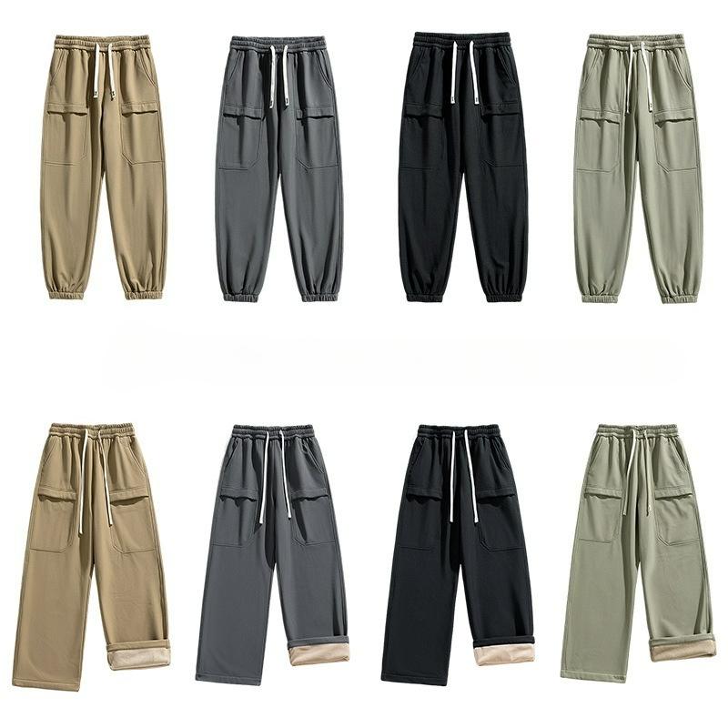 Three-proof Assault Pants Men's Autumn and Winter Straight Men's and Women's Outdoor Plus Velvet Thick Warm Tooling Casual Functional Sports Pants