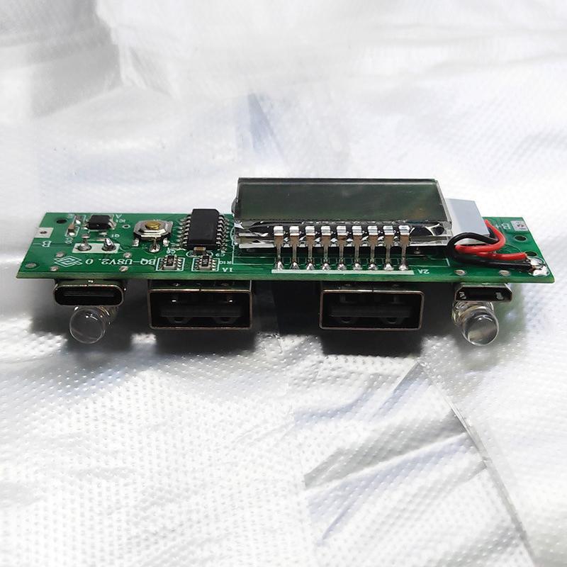 A8Mobile Power Supply Motherboard Led Dual Usb 5V 2A Micro/Type-C Usb Power Bank Circuit Board Module