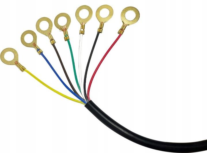 Przewód Elektryczny Złącze Kabel Przyczepy 7,6M 7 Pin Wiązka 7 Żył