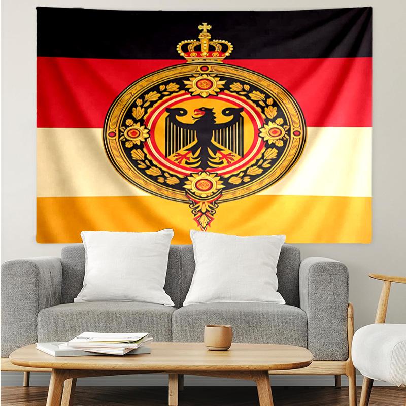 1PC Germany Coat Of Arms Design Tapestry, Unique Design Tapestry, Suitable for Bedroom,Livingroom, Playroom,Heartwarming Holiday Gifts