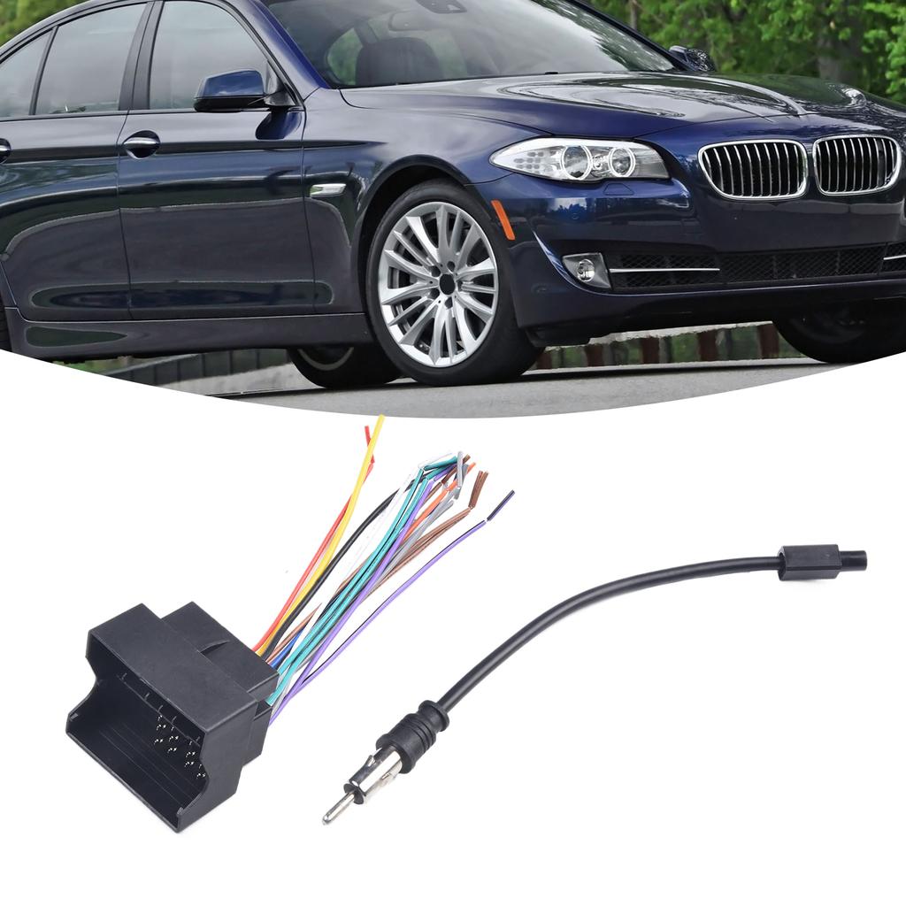 Black+Blue Interface For BMW For A8 2000 12 Inch Antenna Adapter Connector Brand New High Quality Professional