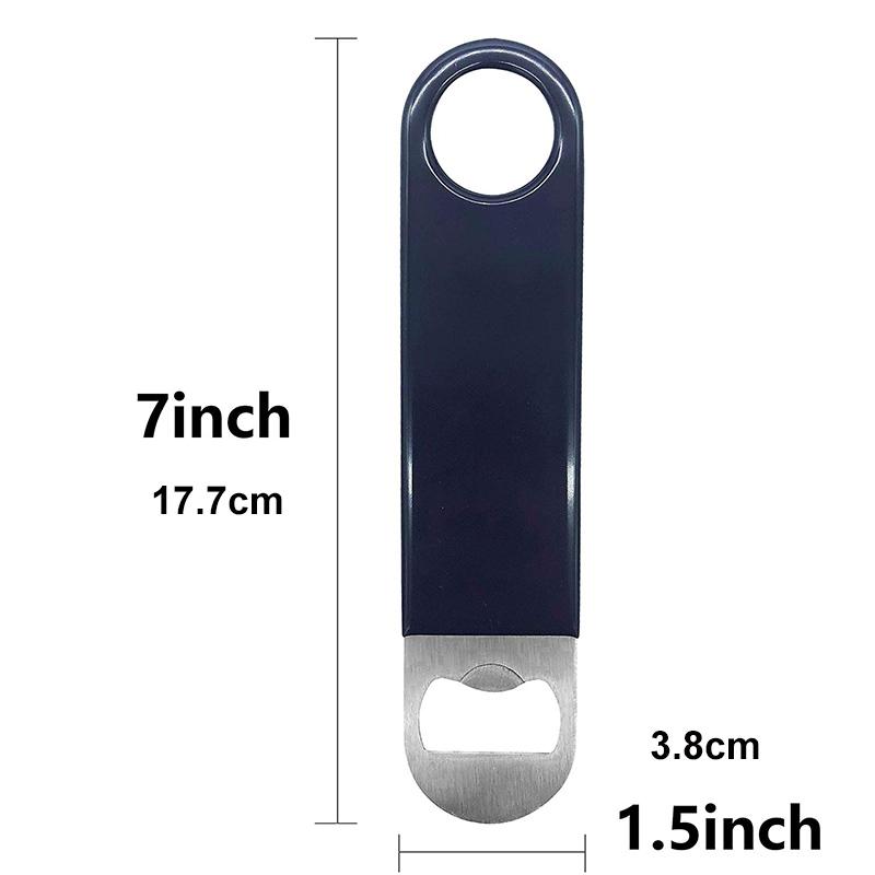 Apribottiglie Piatto in Acciaio Inossidabile Robusto, Apribottiglie per Birra, Apribottiglie Rapidi per Cucina, Bar, Accessori per Bar