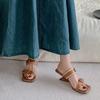 Pantoufles pour femmes Bout carré Talons hauts Sandales Chaussures de soirée 2025 Été Designer Robe Élégantes Chaussures Douces Bout ouvert Tongs Muje