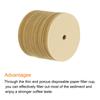 uxcell Round Paper Coffee Filters with Holes, 2.52" OD, for Espresso Makers, Cafes, and Offices, 300-Pack