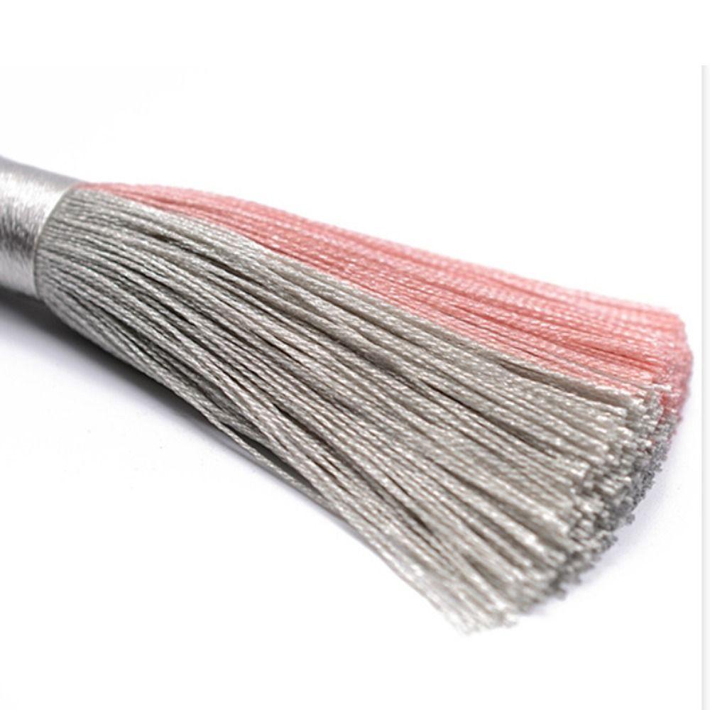 Soft Thread Fringe Tassel Charm Two-Tone Color Gradient Tassel Ornament  For Jewelry DIY
