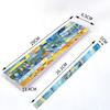 600pcs Oil Painting Star Origami Double Sided Printing Pattern Paper Folding  Home Decoration