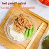 BaiJie 700ml Transparent Thickened Disposable Bowls (100-Pack)