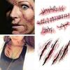 Halloween Simulation Scar Stickers Cosplay Wound Zombie Scars Waterproof Tattoo Stickers (10pcs)