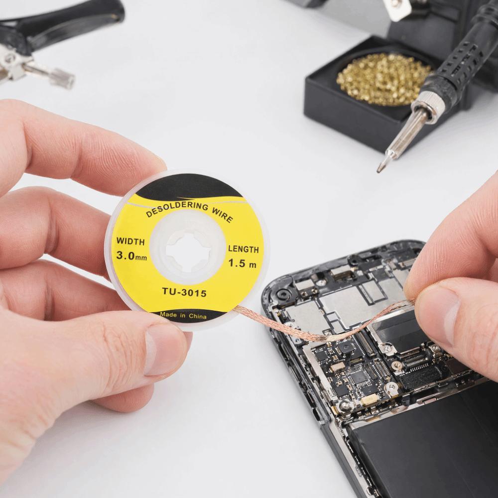 1.5m Length Desoldering Braid Wire Copper Material PCB Desoldering Wire  For BGA Package