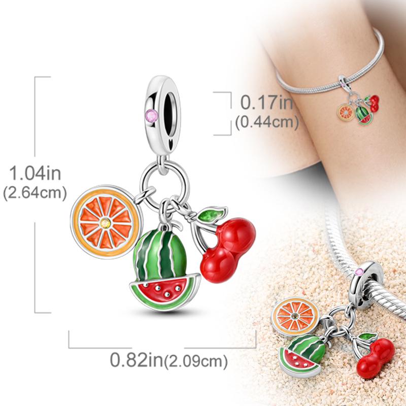 New Original Copper Charms Beads Pendants For Original Bracelet Necklaces Charm Women Diy Jewelry Gifts