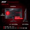 Acer IPS WQHD 200Hz Black Boost HDR10 AMD FreeSync Premium HDMI DisplayPort Speaker and Headphone Jack Equipped Zero Frame Design Gaming Monitor Nitro
