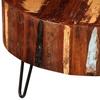Vintage Style Solid Reclaimed Wood Round Coffee Table