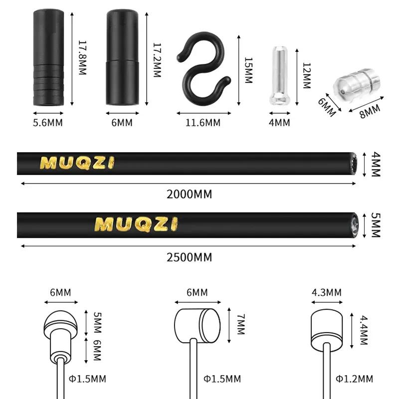 MUQZI Cable Kit Bike Shifter Line Brake Cable Housing