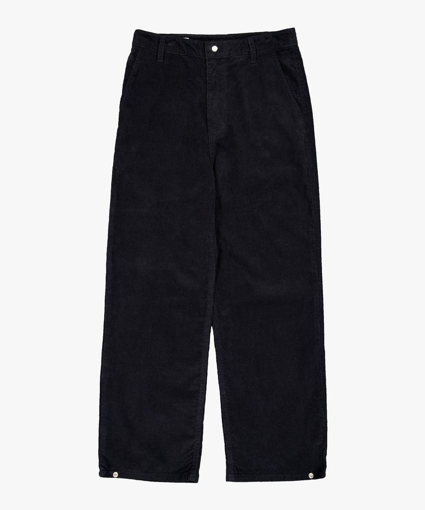 Kimaula Corduroy Nickel Snap Pants (Black)