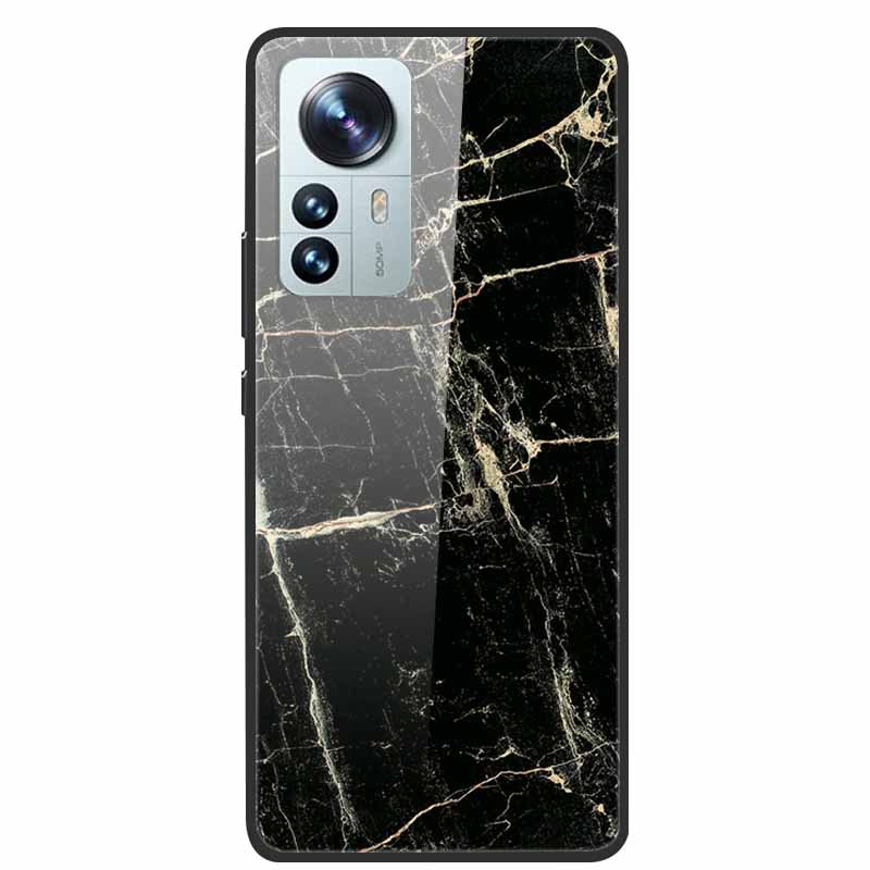 For Redmi Note 12S Case Tempered Glass Hard Back Cover for Xiaomi Redmi Note 12 Note12 Pro 4G 5G Phone Cases Note12S 12 S 12Pro