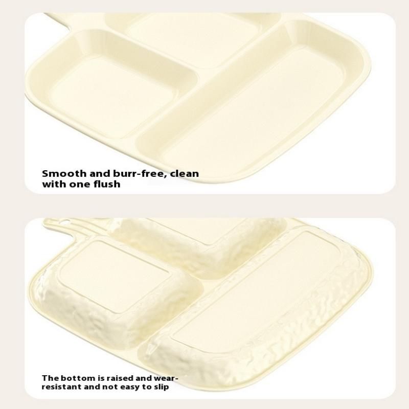 3/5/6 Grids Korean Style Fruit Plates Dining-Table Divided Seasoning Plate Refrigerator Dessert Storage Box Kitchen Gadget