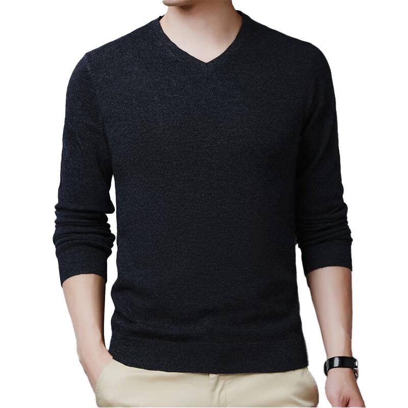 

Мужской шерстяной свитер с V-образным вырезом Yiliteng 2XL