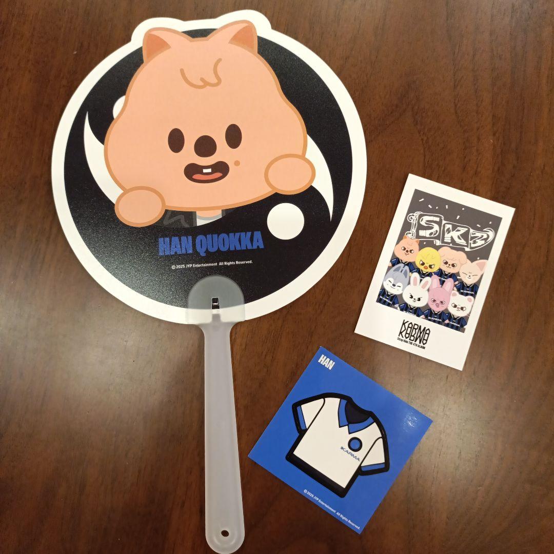 

[USED] Stray Kids Hometown POPUP Pop-up Fan Instax Sticker Karma Han