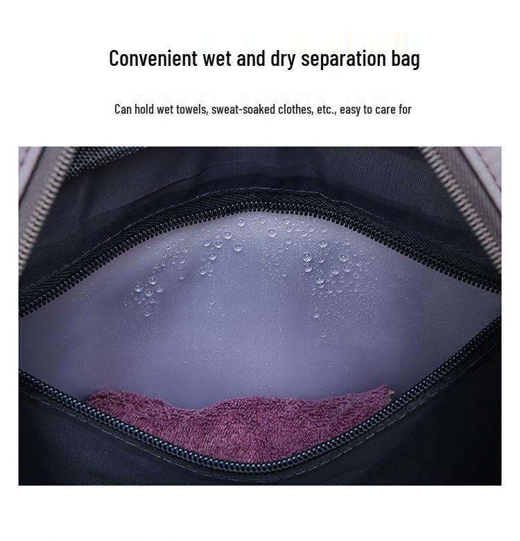 Resväska med hög kapacitet för gränsöverskridande resor med skofack, resväskefäste, hand- och crossbody-bärningsalternativ