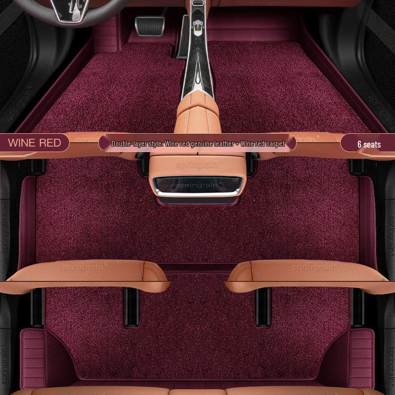 AITO M5 Ultra M7 Pro M8 Max M9 Electric Leather Car Floor Mats