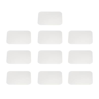 PATIKIL 10 Pieces Steel Plate 55mm X 75mm Rectangle Strong
