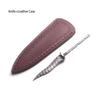 1PCS Halffabrikaten Rozet Damascus Staal Pu 'er Thee Mes Billets DIY Vaste Mes Naalden Benodigdheden Bot Mes