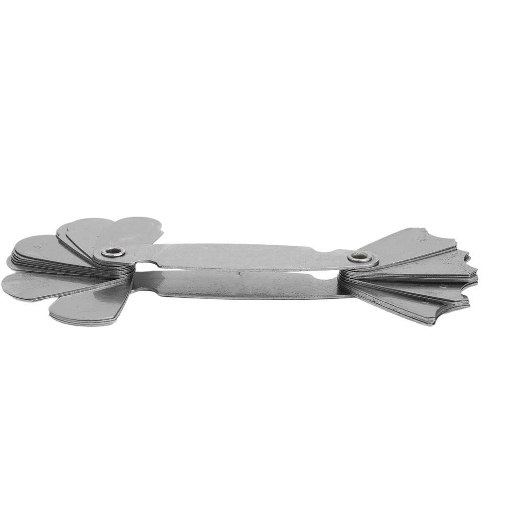 Measuring Radius Template R Gauge R1-6.5 7-14.5 15-25 26-80 Radius Gage Plate Fillet Gaug External Internal Measuring Tool