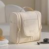 Large Capacity Double Opening Travel Toiletry Bag with Hook Waterproof Makeup Storage Bag Oxford Cloth Carry-On LIJIAO