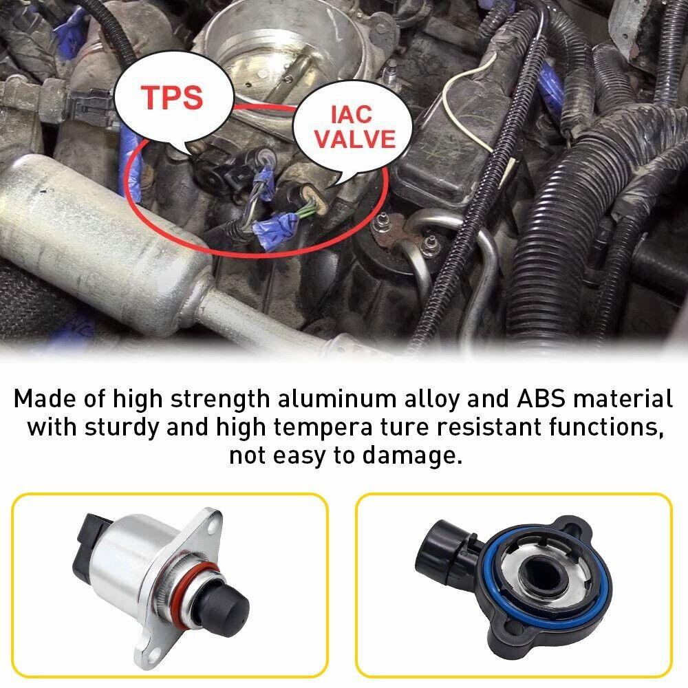 Gasspjeldposisjonssensor og tomgangsreguleringsventil for Cadillac GMC Pontiac