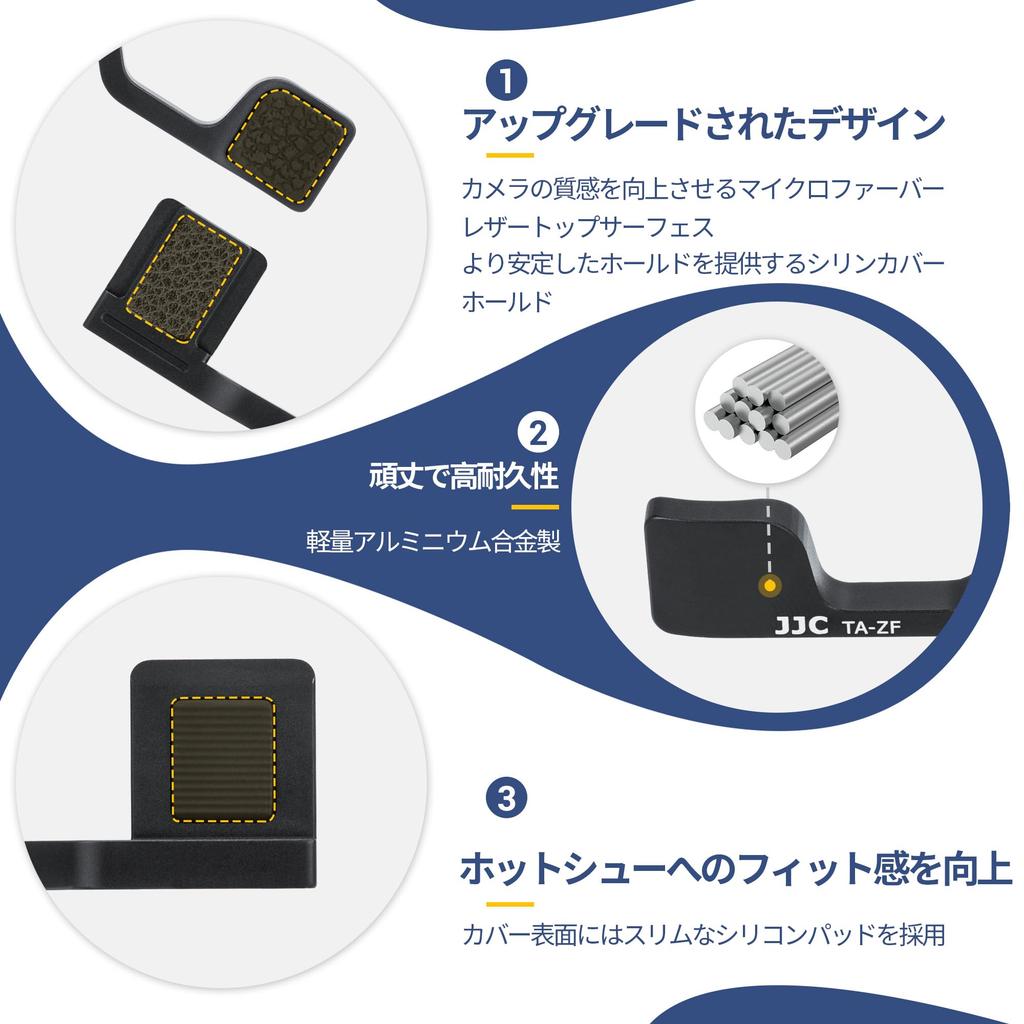 JJC Thumb Grip and Thumb Rest for Nikon Z Easy to Attach and Improves Camera Grip f/ZF Cameras,