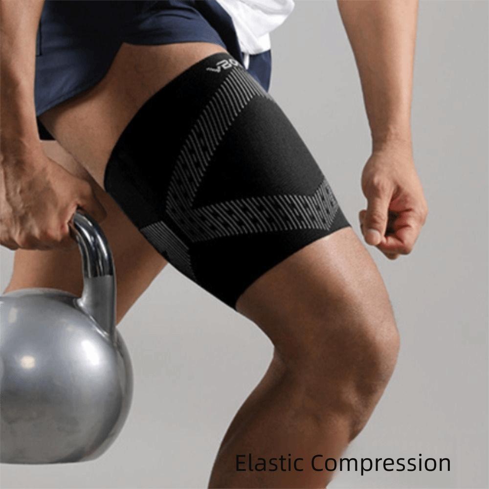 

Thin & Light Leg Support Compression Upper Leg Sleeves Hamstring Support Leg Guards Warmers M Темно-синій