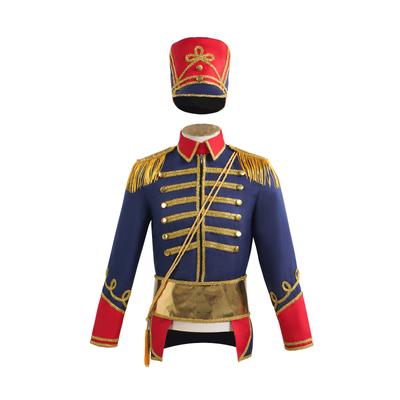 Halloween Court General Cosplay Costume, Medieval Circus Court Colonel Cosplay Costume