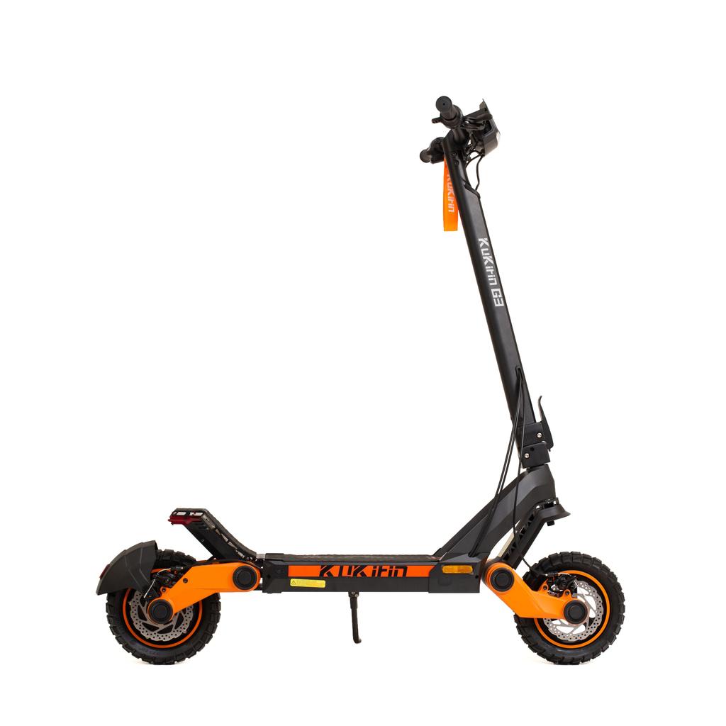 KuKirin G3 All-Terrain 10 Inch Off-Road Tubeless Tires Electric Scooter 1200W Motor 52V18Ah Battery LED Touch Display Adult Foldabe E-Scooter