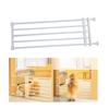Foldable Retractable Pet Dog Gate for Child Protection Patio Garden House Adjustable Height