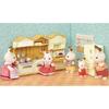 Sylvanian Families EPOCH Kitchen Set with Stove and Sink for Dollhouse Toys Ages 3 and Up