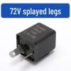 Motorcycle 12V/24V-72V Two-Pin Electric Vehicle Turn Signal Relay.
