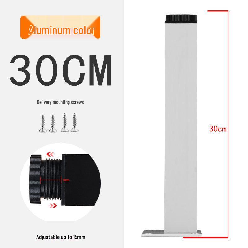 Adjustable Aluminum Alloy Cabinet Legs for Bathroom or TV Cabinets