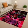 3D Cartoon H-Hazbin Hotel Angel Dust Alastor Living Room Non-Slip Area Rug Soft Carpet for Bedroom Sofa ,Easy Clean Home Doormat
